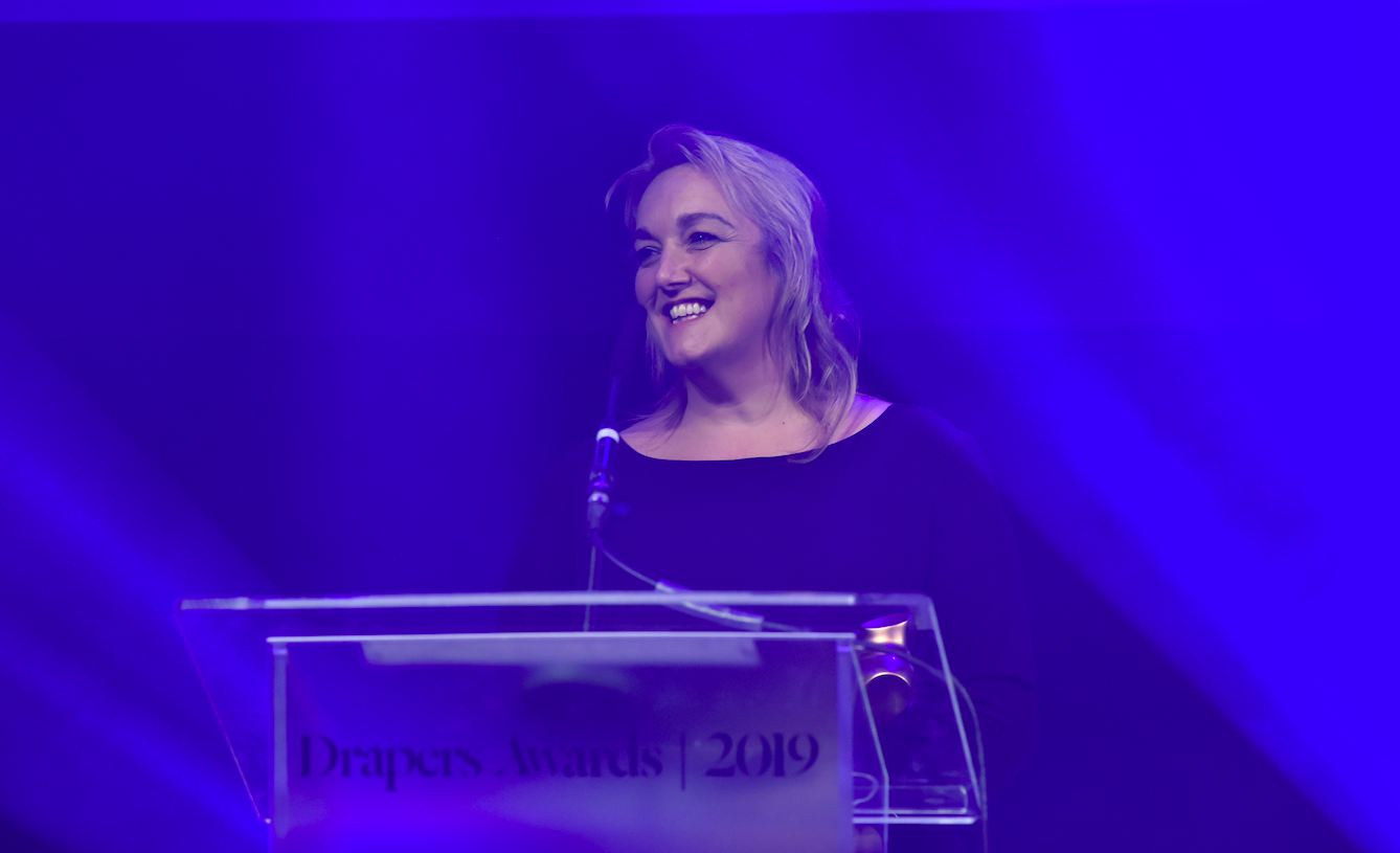 Claire Webb from ASCG at The Drapers Awards 2019